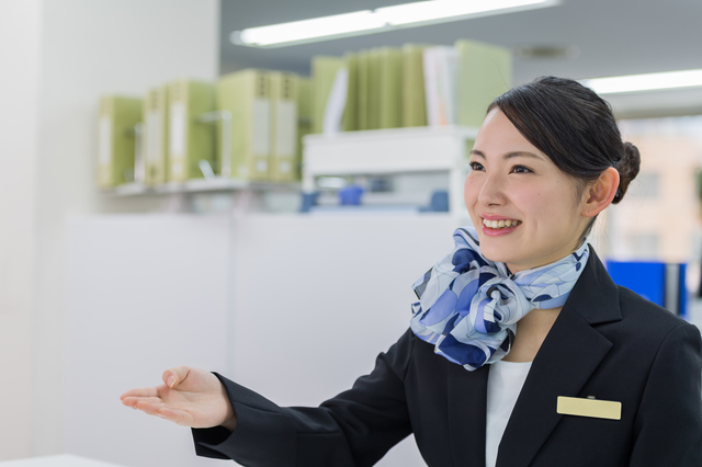 健診センターでのコンシェルジュ(受付、ご案内)